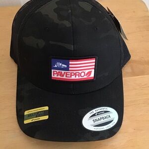 The Classic Black Camo Snapback Hat